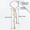 Overdreven Europese & Amerikaanse Charme Y-vormig Damesketting met Rond Hanger