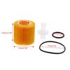 10Pcs Car Engine Oil Filters Set 04152-YZZA6 for Toyota Corolla Prius C-HR 2.0L Pontiac Vibe 2009-2010 04152YZZA6 04152-37010