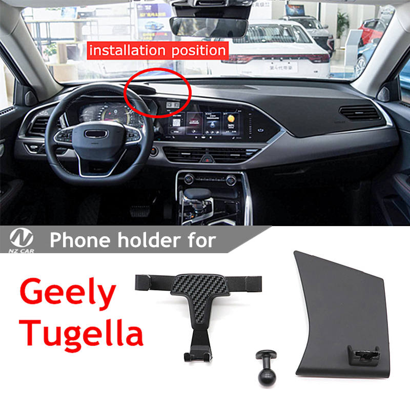 Phone Holder For Geely Tugella Knewstar 001 2026 2025 2024 2023 2019 2020 2021 2022 Mobile Bracket Mount Accessories