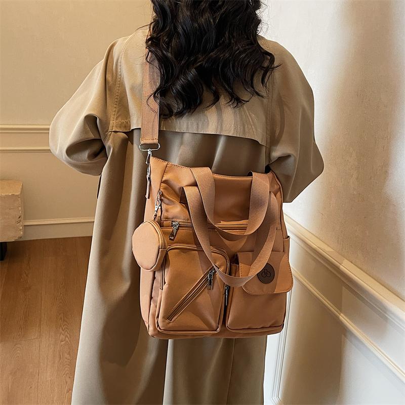 Crossbody Handbag Women's Multi-Pocket Tote Bag Lightweight Capacity Commuter Shoulder Bag