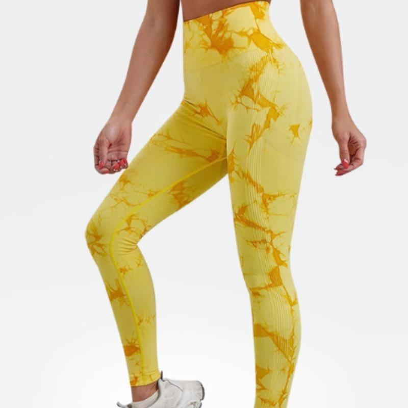Seamless Tie Dye Sports Tight Fitness Yoga Leggings Pants Women Slim Fit High Waist Legging Trousers Women Fashion Push Up Running Yoga Legging 25600