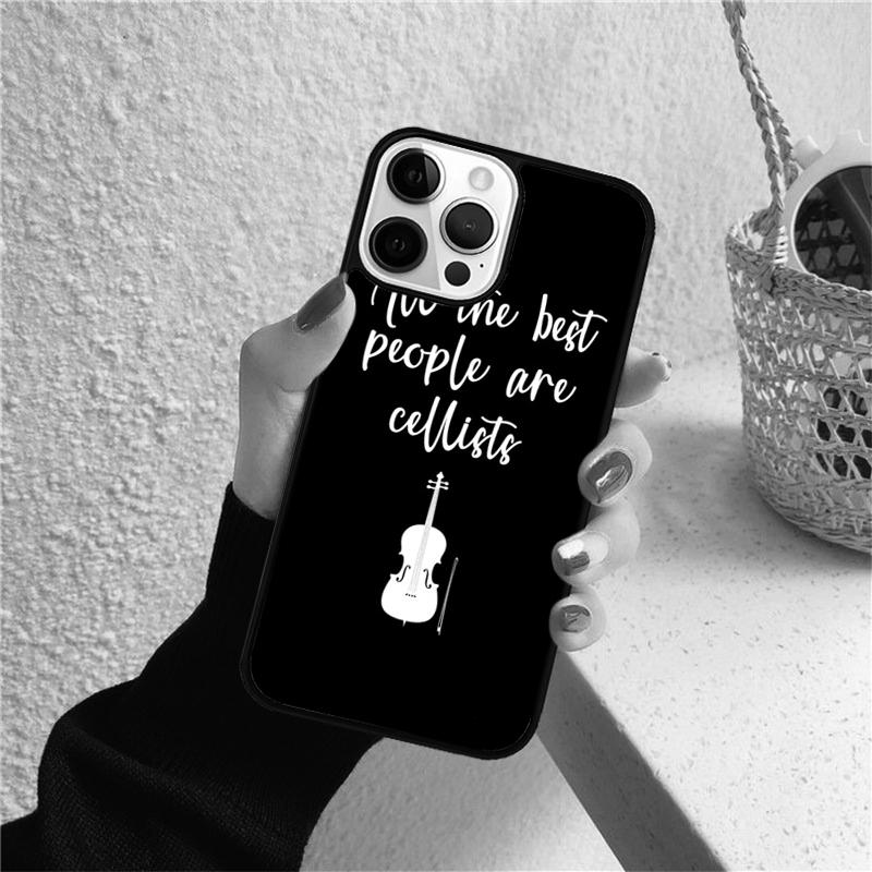 Violinist Musical Instrument Violin Phone Case for iPhone 17 Air 16 PRO MAX 15 14 PLUS 12 11 13 Cover Fundas Coque