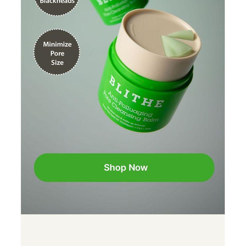 BLITHE - Anti-Polluaging Pore Cleansing Balm