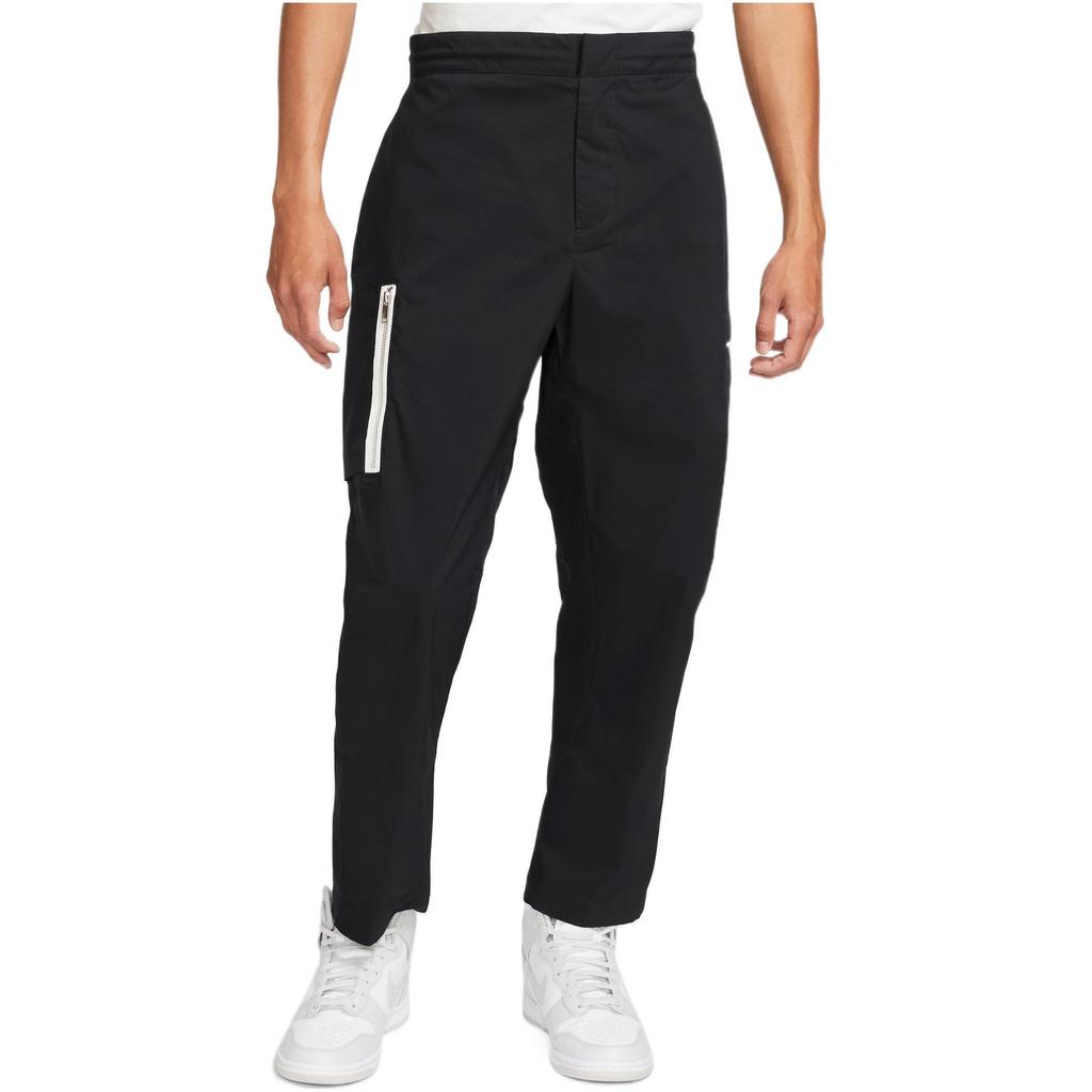 Nike Casual Pants Men's Black Moderate Straight Fit Pants DD7035-010