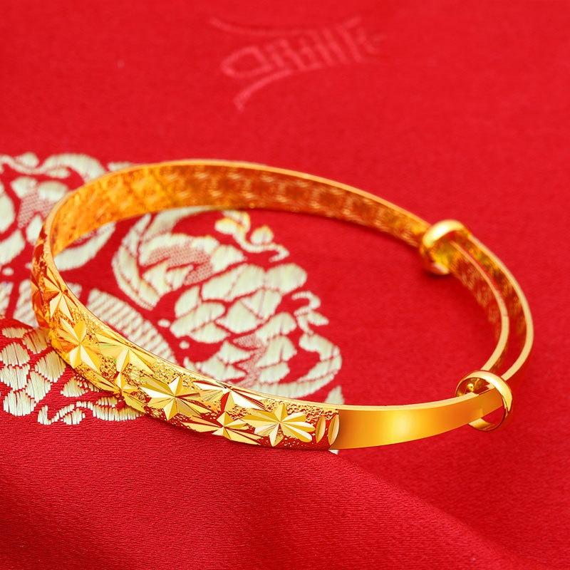 925 Sterling Silber Armreif Armband Für Damen Der Neue Feinschmuck Feine Sterne Retro Armband Schöne Solide Armreifen Geschenk