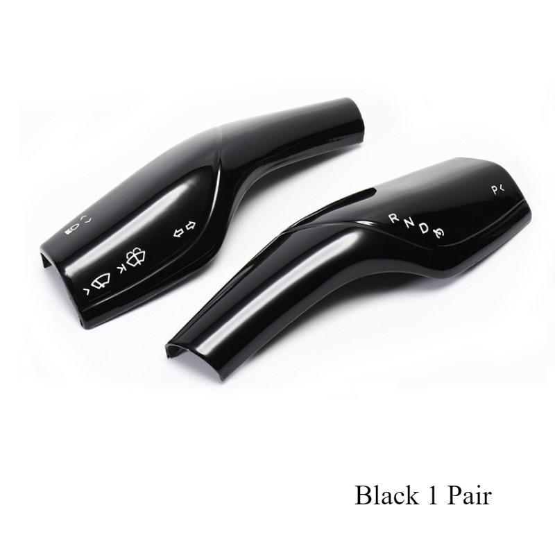 

Для Tesla Model 3 Model Y Полный пакет отделки крышки из углеродного волокна матовая отделка на рычаге стеклоочистителя для Tesla 2025/2025 Аксессуары чёрный