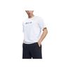 Anta SS22 Geometric Letter Print Crew Neck T-Shirt Men Tops White 152227148-4