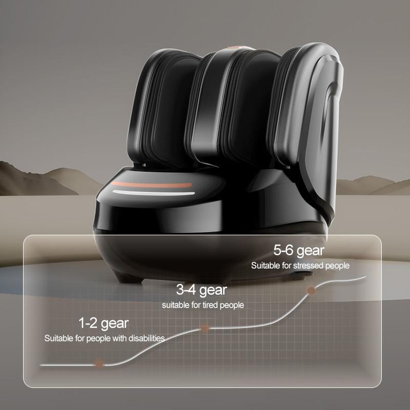 Máquina Elétrica de Massagem para Panturrilha e Pé Shiatsu Envolvimento Compressão de Ar Rolamento Amassamento Massageador de Beleza para Pernas