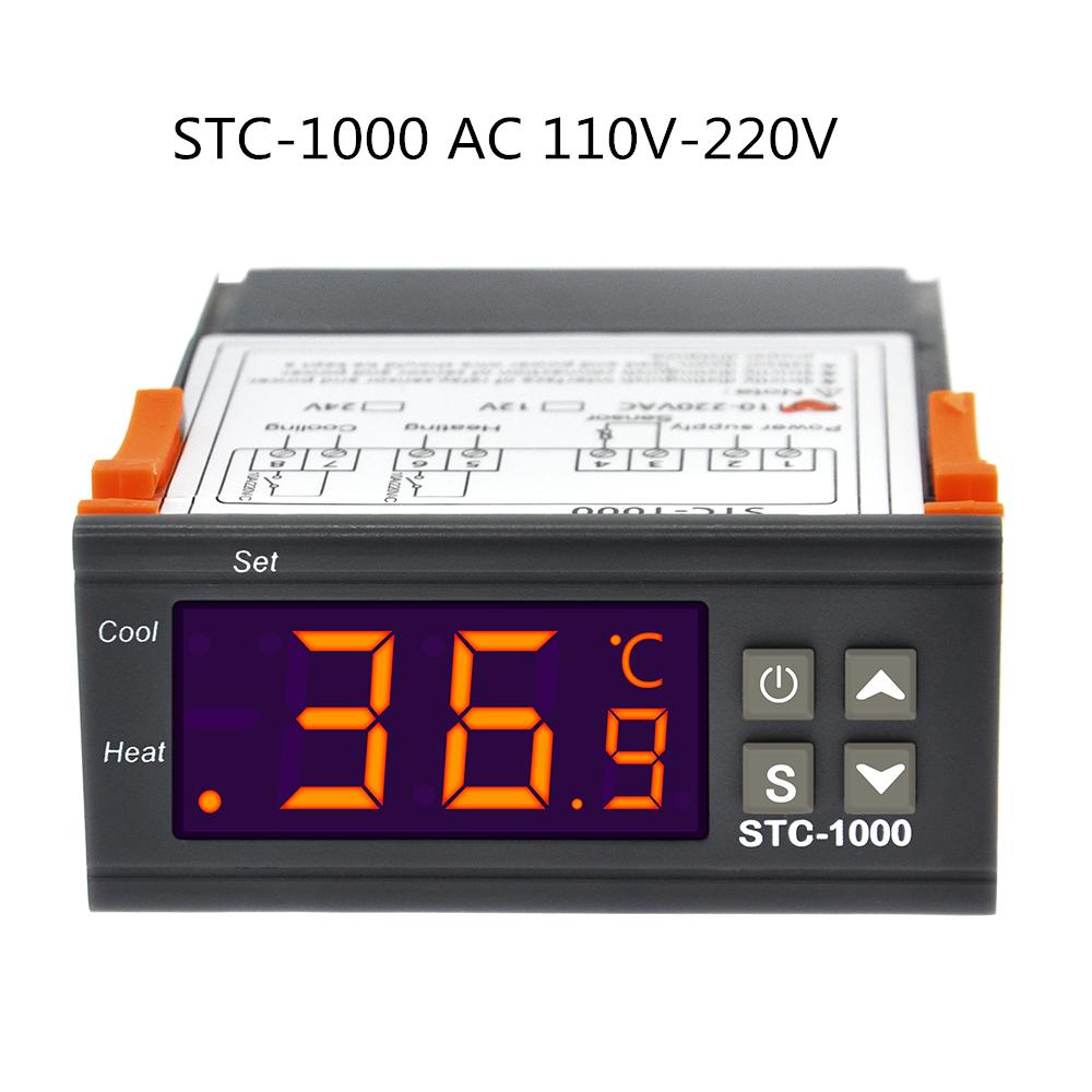 STC-3028 STC-1000 Temperature Controller Thermostat 12V 24V 220V Thermostat and Heater Cooler Control Incubator
