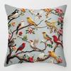 2PCS Vibrant Bohemian Style Short Plush Pillow Cover 45x45cm Doggy Imitation Embroidered Pillowcase (Pillow Insert Not Included)