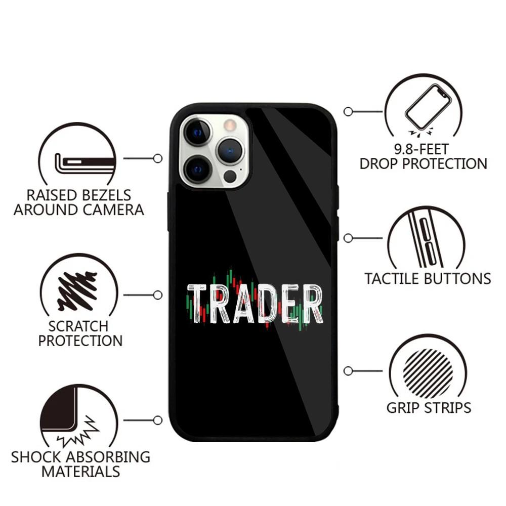 Day Trading Day Trader Phone Case For iPhone 15,14,13,12,11,Plus,Pro,Max Mini Magsafe Magnetic Wireless Charging