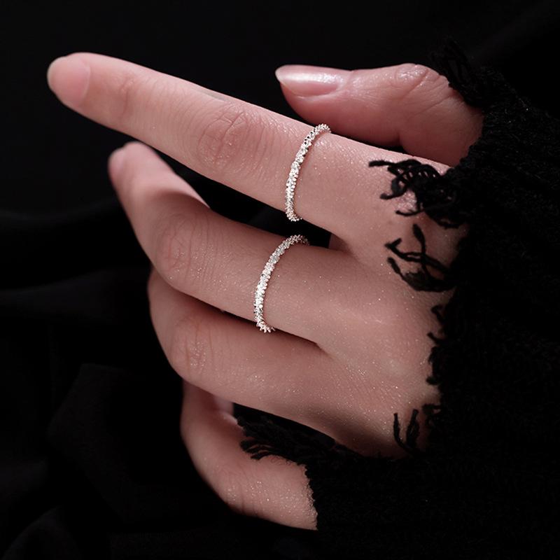 Bague d'index scintillante Ciel Étoilé 2021 - Bague simple, élégante et tendance pour femmes