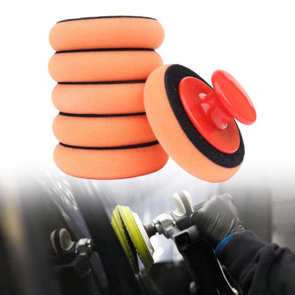 Polishing Pad Polishing Foam Car Wax Applicator Pad Car Beauty Wax Sponge Polisher Detailing Buffing Pads Hand Polisher