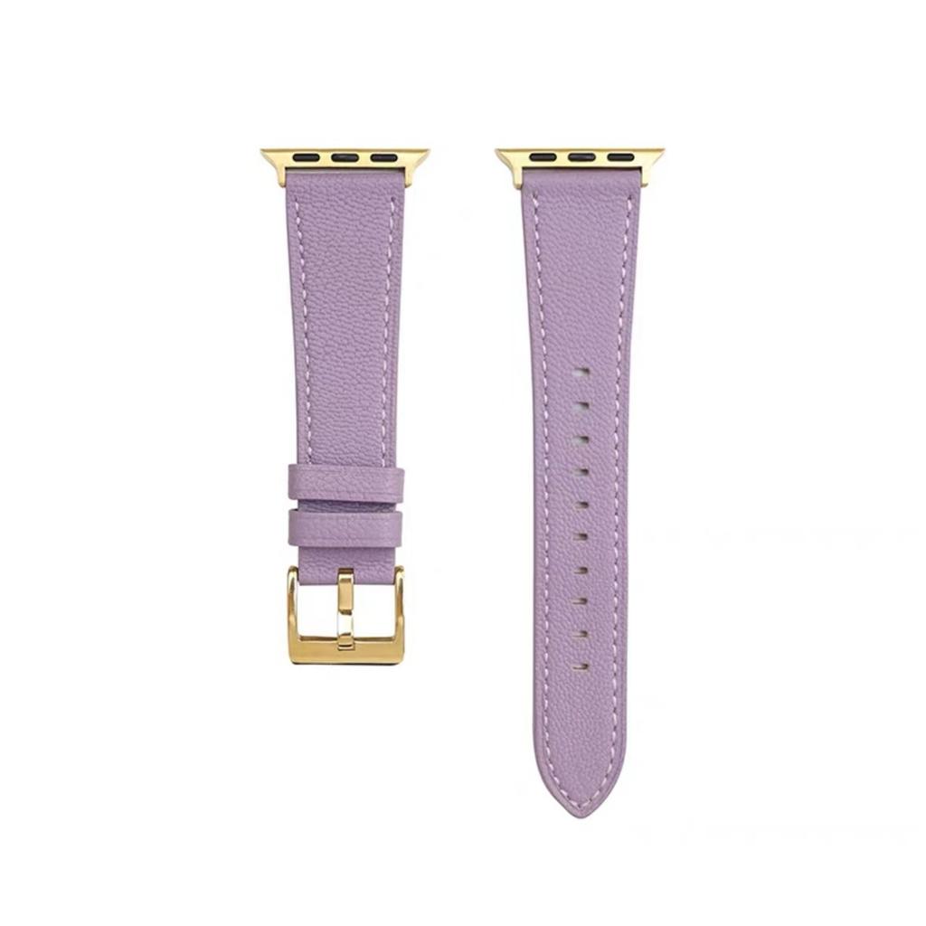High Quality Leather Loop For Apple Watch Band Women 11/10/9/8/7/6/5/4/3/2/1 SE 38mm 40mm 41mm 42mm 44mm 45mm 46mm 49mm Strap