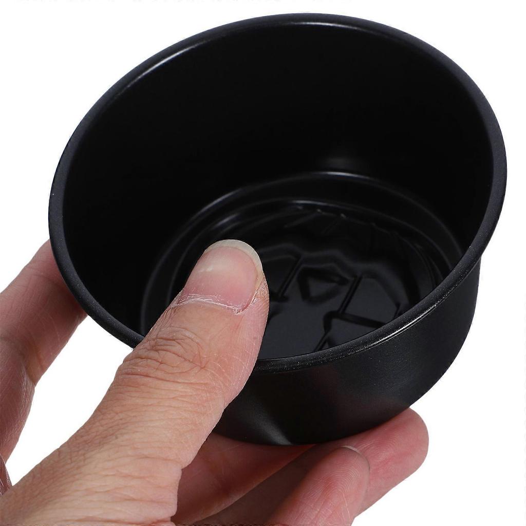 Mini Pudding Cup Carbon Steel Mold for Baking 24Pcs Black Kitchen Tool