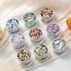 Módní Vysoce Třpytivý Kočičí Oko Křišťálový Nail Art Třpytky Duhový Výbuch