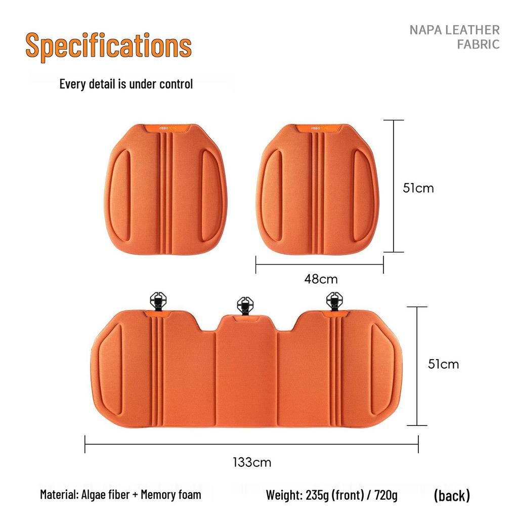 Changan Deepal S07 Car Seat Cushion Set for S05/SL03/L07/G318 - Front & Rear Seat Accessories