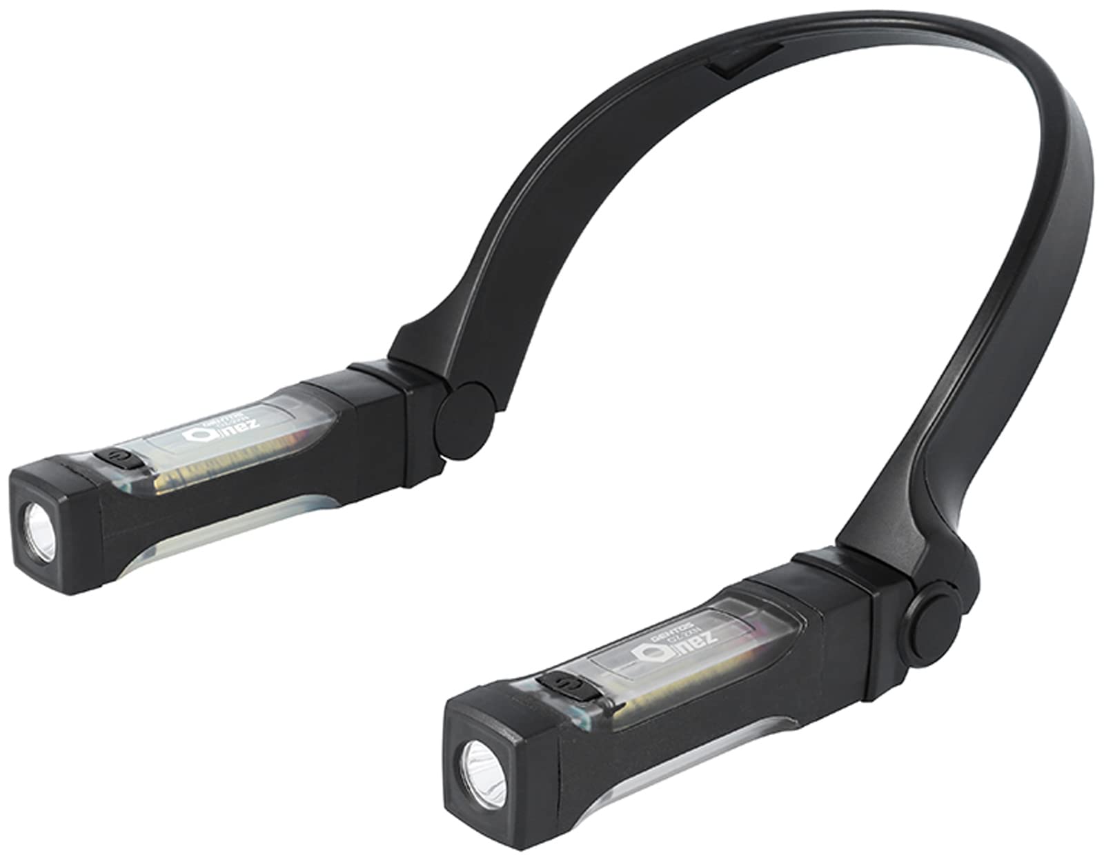 

GENTOS Нашейный светодиодный фонарь Люмены 7 часов работы Пылезащищенный Требуется одна батарейка AA OZ-2XN [110 / / / Водостойкий] чёрный