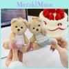 Cartoon Animal Plush Toy Keychain With Soft Fabric For Bag Decor And Collectible Gifts