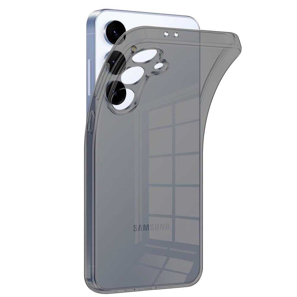 

Transparent Black Silicone Soft Case For Samsung Galaxy S25 Edge S24 S21 FE S23 S22 Ultra Plus Ultra-Thin Clear Cover Slim Shell Galaxy S23+