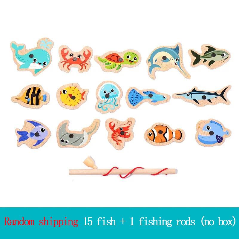 

Non-Toxic [3D Wooden Magnet Fishing Toys Set@Simulation Play0 House Wood~Magnetic\Learning-Funny Fish^Puzzle#Game For Children Baby.Gifts]