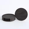 Round Double-Sided Leather Tea Coaster with Heat Insulation
