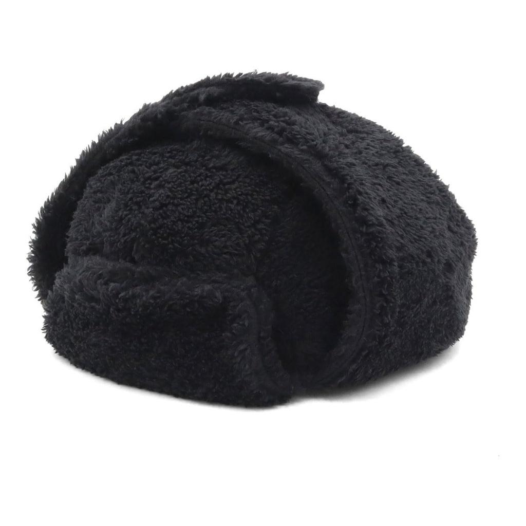New Era Kids Trapper Mink Fleece, Solid Black, Size S/M, OD KIDS TRAP MINK FLEECE BLK