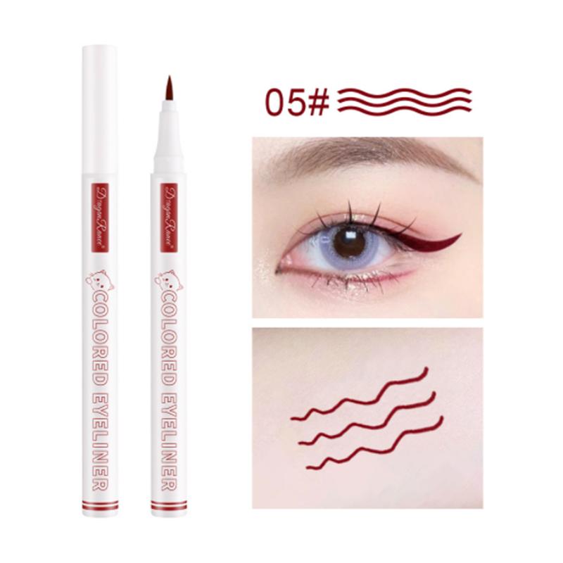 Farbe wasserdichter Eyeliner wasserdichter Anfänger weiblicher ultrafeiner weißer Eyeliner