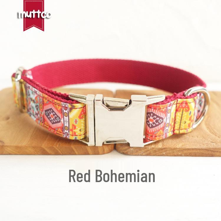 MUTTCO Personalized Laser Engraved Dog Collar UDC-055 Extra Small