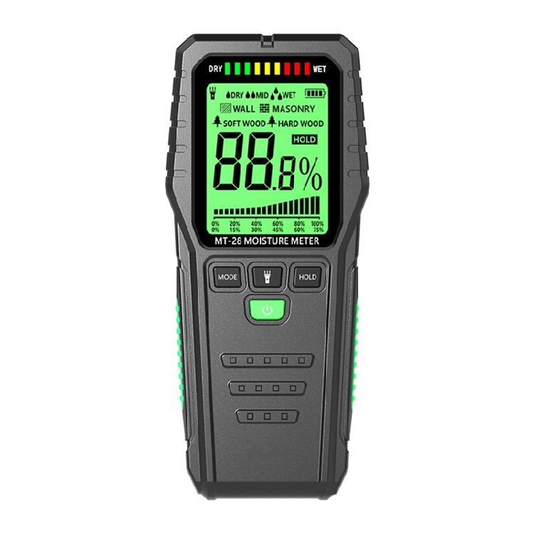 Digital Wood Moisture Meter Pinless Induction Timber Damp Detector for Floor