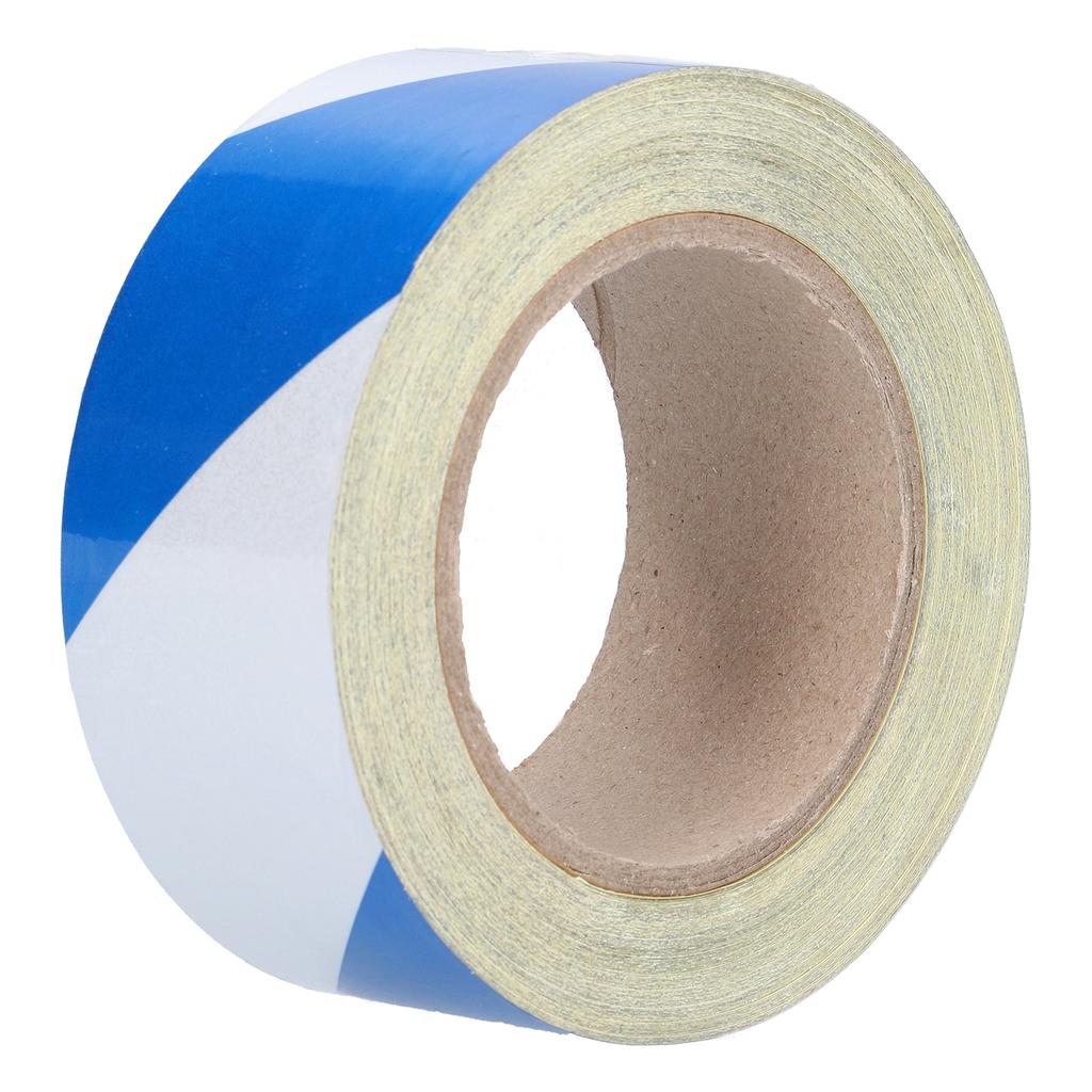 5cmx30m Reflective Safety Warning Tape Blue White Striped Hazard Marking Tape Safety Strips