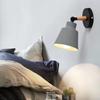 Simple Creative Wall Lamp Color Solid Wood LED Wall Lamp Living Room Corridor Bedside Lamp Decorative Lighting Sconce Bedroom