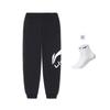 Li Ning Sports Life Collection Knitted Sweatpants Men's Black AKLSG51-3