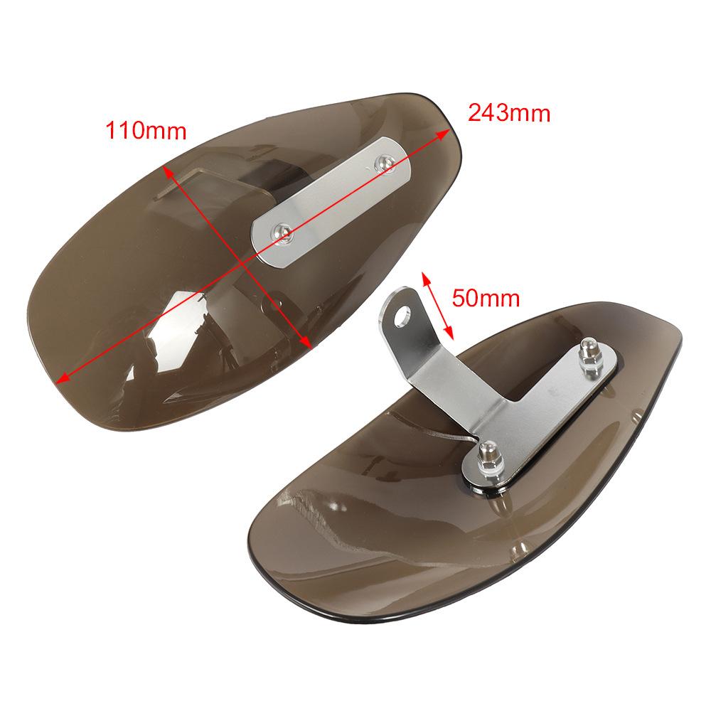 Motorradzubehör Windschutzscheibenabdeckung Schutz Handprotektor für Fb Mondial Hps 125 Indian Scout Bobber Cbr650R Gsxs 750