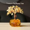 Citrine Money Tree Ornament for Home or Office Decor