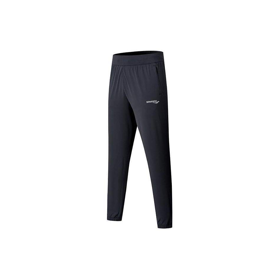 

Saucony Letter Pattern Elastic Running Knit Pants Men Pants Black SC2249065A-BK01 L