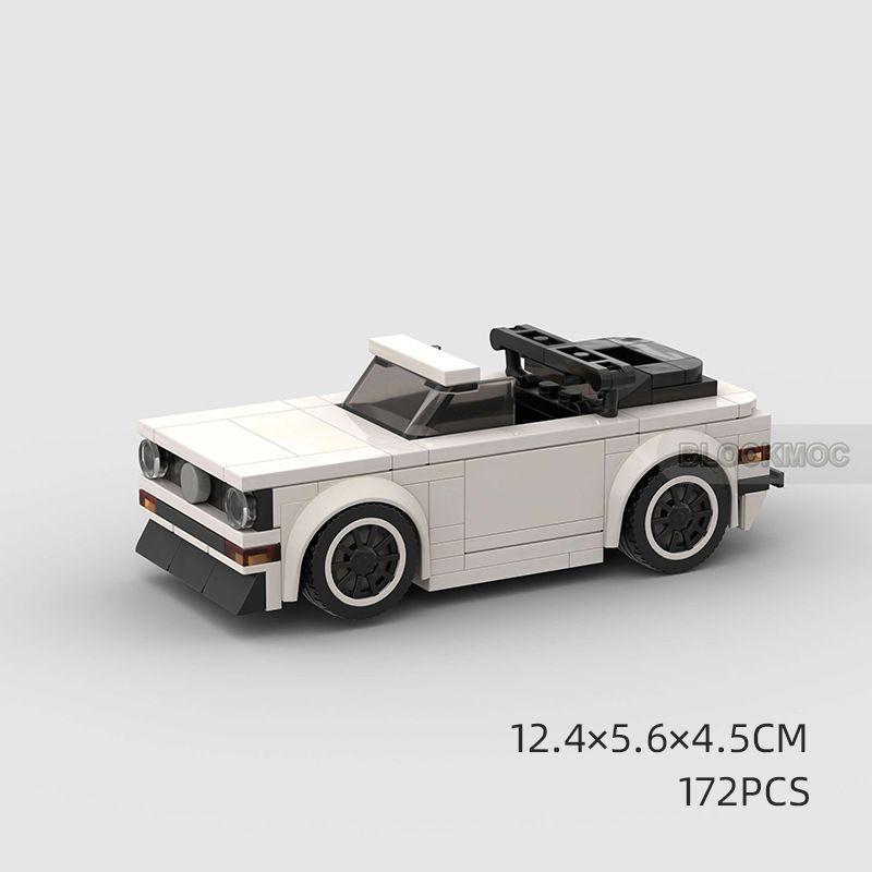 MOC MK1 T1 Cabriolet Station Wagon Sports Vehicle SUV Car Building Blocks Brick Racing Creative Supercar Kids Toys Gift