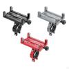 Bicycle Phone Holder, Motorcycle Handlebar with Soft Cushion, Alloy Mobile Clip