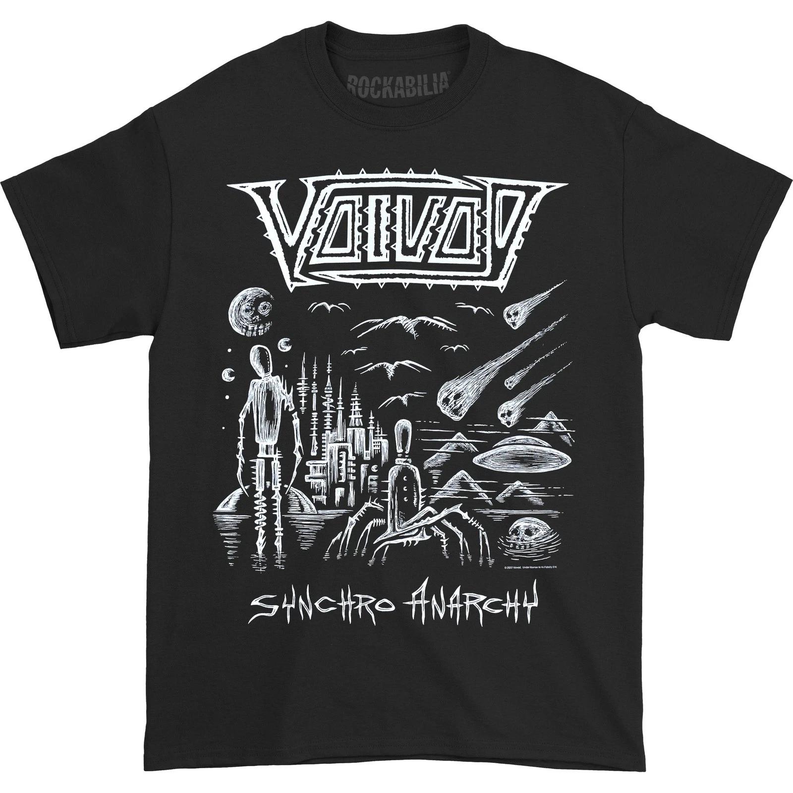 Men s Voivod Synchro Anarchy T-shirt XX-Large Black XXXL