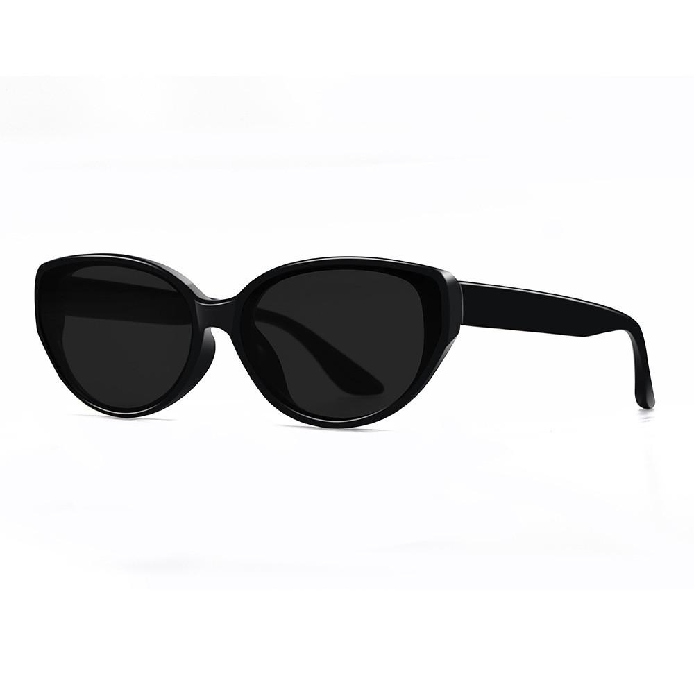 

Women Cat Eye Radar Sunglasses Uv400 Polarized Lightweight Sun Glasses For Casual Wear Black Grey