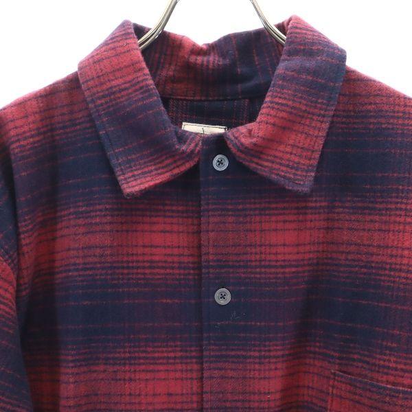 unused VAST222 18AW made in Japan Check Pattern Long sleeve Shirt jacket Men's Used