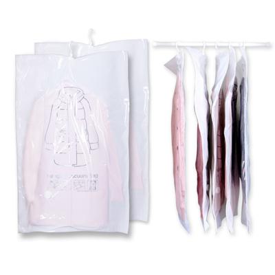 Hanging Vacuum Storage Bags Closet Organizer,Simple Houseware Space Saver for Bedding Pillows Blanket Clothes Dust Proof Cover