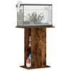 VidaXL Aquarium Stand Smoked Oak 60.5x36x72.5 Cm Engineered Wood 833644