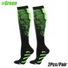 1Pair Compression Socks Graduated Support for Crossfit Running Recovery Cycling Travel Outdoor Sports Men Women