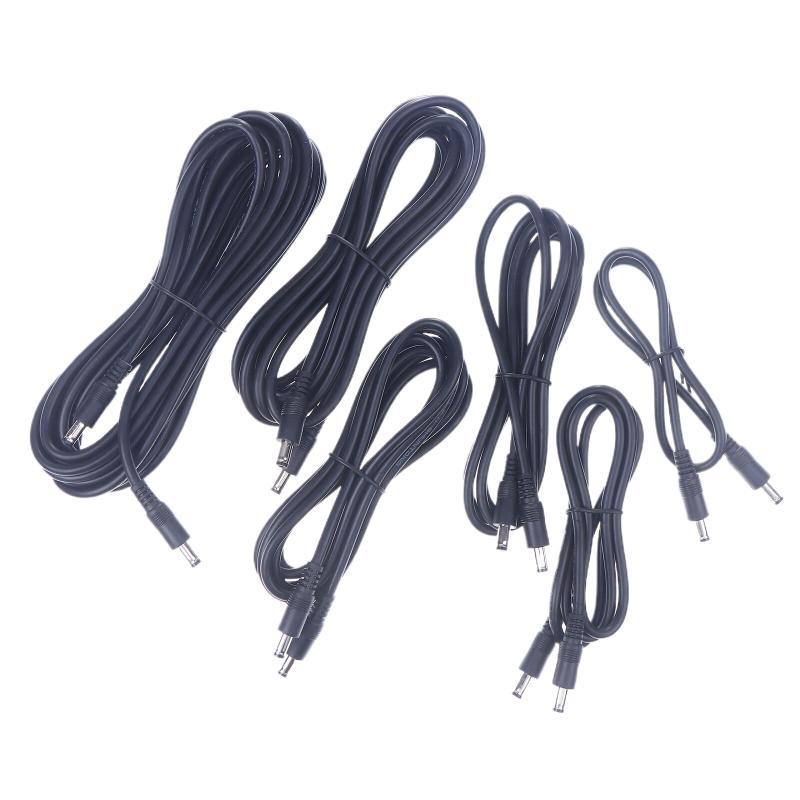 Dc5521 To Dc5521 Cable Cord 18Awg Dc5.5Mm X 2.1Mm Male Plug To Male Power Supply Adapter Wire For Led Light Speaker J60A