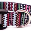Dog Collar Print Floral Adjustable Soft Stylish Pet Collar for Small Medium Large Dogs M