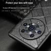 Honor Magic 3 Pro Ultimate Edition Rindsleder Diamantmuster Lederhülle - Vollständige Abdeckung.