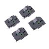 Label Maker Tape 12mm Width 8M Length Black On White Waterproof Covering Strong Adhesive Label Tape for TZC231 White