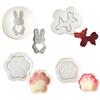 Rabbit Cat Paw Ornament Quicksand Silicone Epoxy Mold DIY Keychain Pendant Jewelry Crafting Mould for Valentines Gift