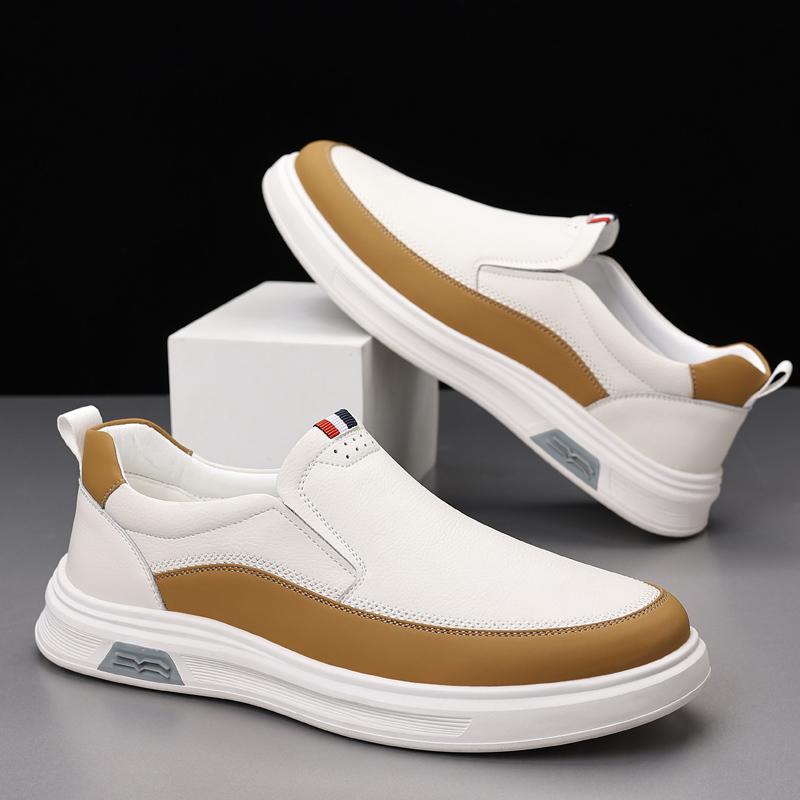 Fashion Fashion Flat Designer Oxford Shoes Men Thick-soled Casual Shoes Classic Muffins Outdoor Walking Shoes Lightweight Driving Shoe